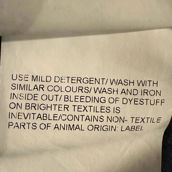 Escada navy with silvery details straight jeans size 38 - Picture 14 of 15